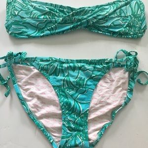 Lilly Pulitzer Bikini XS Bottom medium top